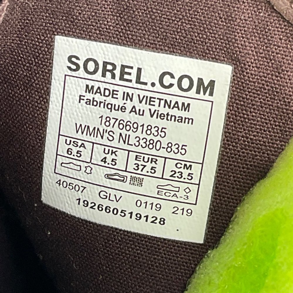Sorel Boots Women's Size 6.5 Cate Bootie Carnelian Red Leather side zip $180 - Picture 11 of 14